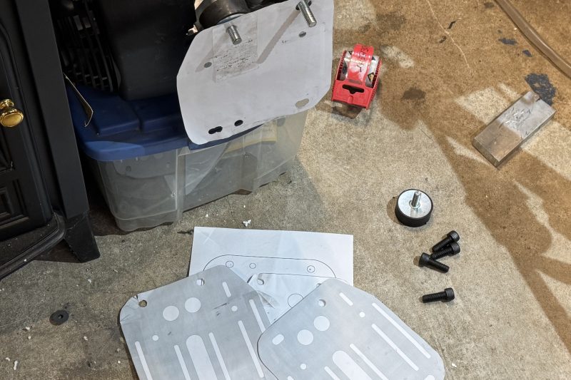 Mounting plate for GS190 engine