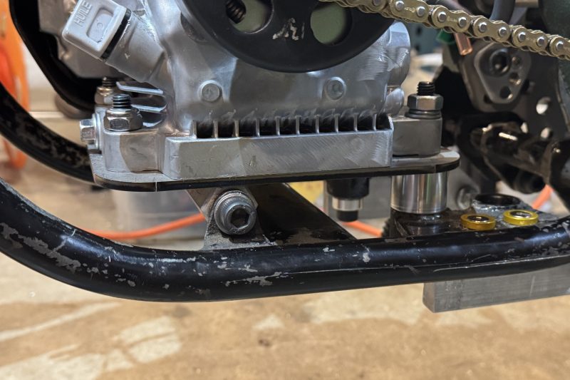 Engine mounting complete